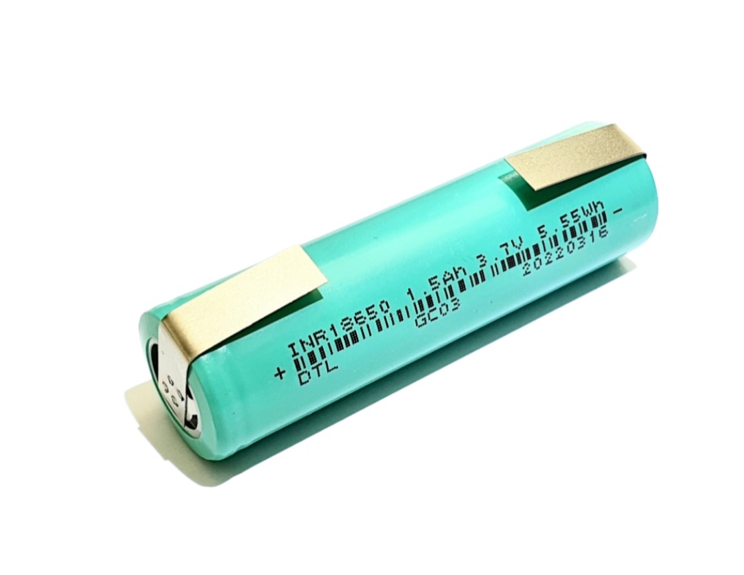 18650 Li-Ion Tagged Rechargeable Battery - 3.7 V 2500 mAh 9.25Wh Lithium cell