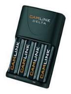 Camlink Delta Battery Charger + 4xAA NiMH 2700