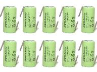 Sub C 3000mAh NiMH Tagged Batteries - Pack of 10 Cells for 12V packs