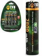 New! 2800 mAh NiMH AA Rechargeable Batteries