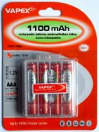 Vapex 1100 mAh AAA NiMH batteries