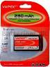 Vapex 280 mAh NiMH 9V Rechargeable battery