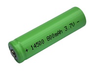 Lithium Li-Ion 3.7V 14500 AA 800mAh Rechargeable Battery with button top