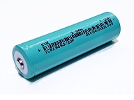 Li-Ion 18650 rechargeable button top battery - Lithium 3.7 V 1500 mAh