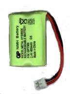 iDect - Majestic 2.4V Ni-MH 400mAh replacement compatible cordless phone battery