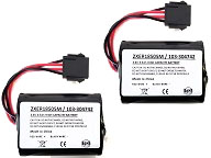 2 x Visonic Siren Battery MCS-740, SR-740 PG2, PowerMax Bell Box 2XER18505M