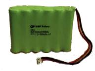 7.2V 600mah NiMH Alarm battery pack 60AAAH6BMJ and 802306063H