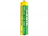 AAA NiMH 1.2V 550mAh Rechargeable Batteries