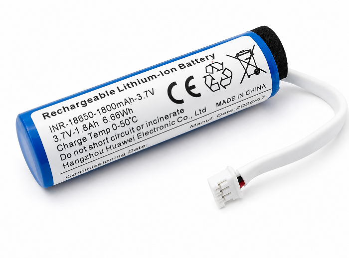 3.7VLi-Ion 18650 1800mAh 6.66Wh 1S1P Emergency Bulkhead Light Battery for Ansell with 3 wires