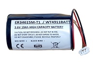 DSC Alexor Siren Bell Box Battery Alarm WT4911BATT 3.6V Replacement for WT4911B