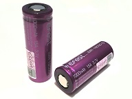 2 x Efest 18500 15A IMR V1 Flat top 1000mAh 3.7v Battery Batteries