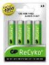 GP Recyko AA 2000 mAh NiMH Solar Batteries - pre-charged