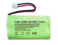 2.4V 1800mAh battery pack for Tomy baby Video monitor SRV400