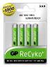 GP Recyko AAA 1.2V 800 mAh NiMH Batteries - pre-charged