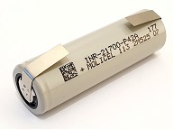 Molicel P42A Li-Ion 21700 4200mAh 30A Tagged Rechargeable Battery 3.7V 15.54Wh Lithium cell with solder tabs
